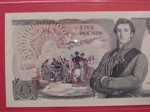 1980/87 GREAT BRITIAN 5 POUND NOTE UNC # AY02 236146 - Afbeelding 7 van 8