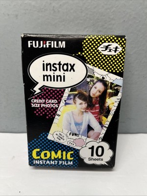 Fujifilm Instax Mini Comic Instant Film 10 Sheets Credit Card Sized Photos