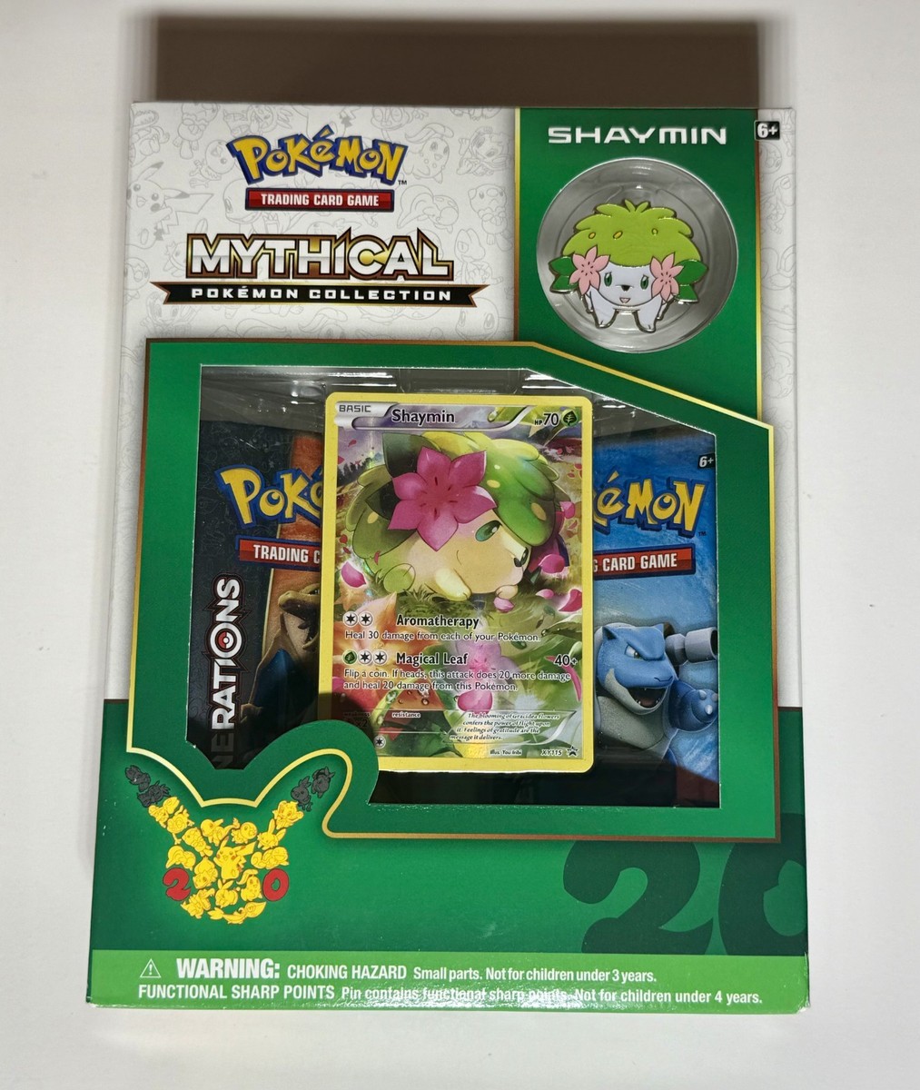 Pokémon TCG: Mythical Collection Shaymin Card Game Box (2 Packs x