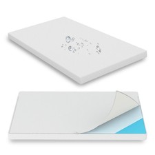 2" Mattress Topper, 27.5"x52" Size with Super Soft Water-Resistant, Detachabl...