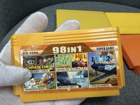 4 pcs. Vintage game cartridges from the 2000s for 8-bit consoles Famicom, Dendy