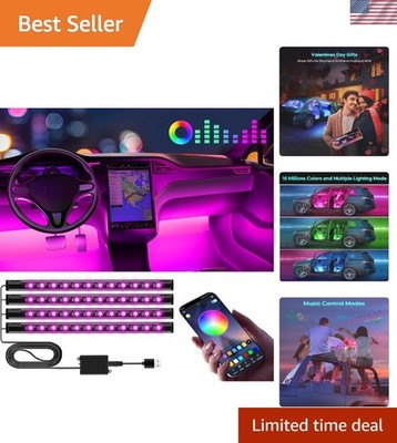 Dynamic RGB LED Lights for Cars - Create Ambiance with Music Interaction
