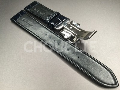 Seiko Presage SARW011, SARX019 / 6R15-02P0 20mm Black Crocodile