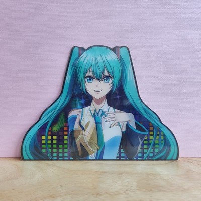 Hatsune Miku 3D Anime Lenticular Peeker Sticker Car Decal