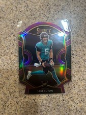 2020 Select Purple Die Cut RC Jake Luton