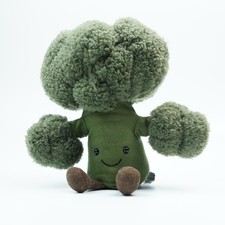 Jellycat Amuseable Broccoli Plush Soft Toy Green Vegetable Rare Retired