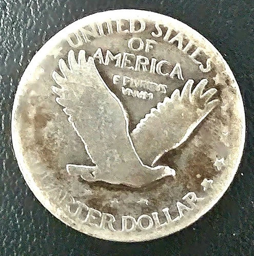 1927 S San Francisco US Standing Liberty Quarter Dollar 0.1808 Troy Ounce Silver
