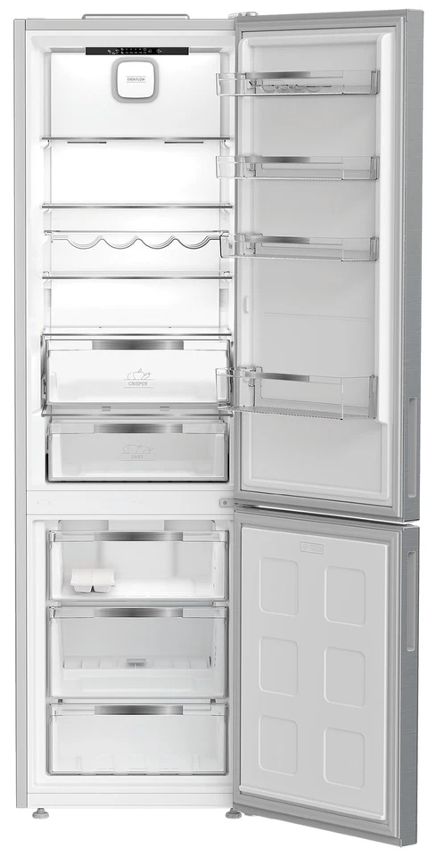 COMBINATO 355 LT SILVER NOFROST INVERTER D 203,5X59,5 HOTPOINT HPK25403XP5E1. - Immagine 3 di 4