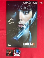 Jack Champion autographed signed 11x17 photo Scream Beckett COA Ghostface