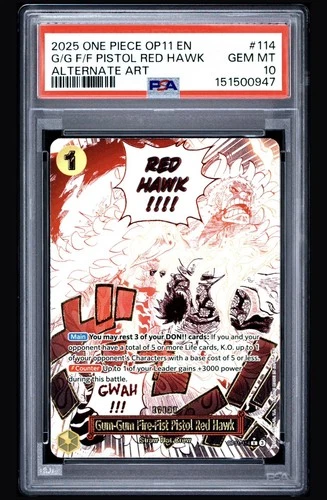 Gum-Gum Fire-Fist Pistol Red Hawk (Manga)