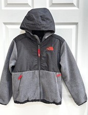 The North Face Denali Fleece Jacket with Hood Boys Size M 10-12 years
