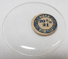 GLASS POCKET WATCH CRYSTAL SIZE 20 8/16 MI EMP REPLACEMENT REPAIR PART Y20