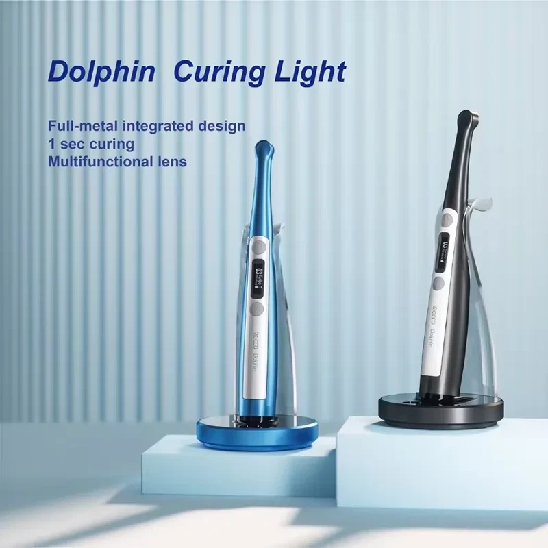 Dolphin Dental Wireless LED Resin Curing Light Caries Detection with Light Meter - Picture 1 of 34