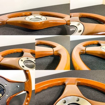 ITALVOLANTE LINE 3000 Wood Steering Wheel 350mm 35φ JDM Vintage