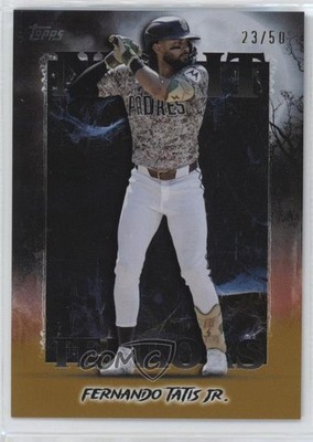 2025 Topps Update Night Terrors Gold Foil 23/50 Fernando Tatis Jr #NT-21 18ye