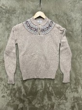 Vintage 1980s Woolrich Wool Pullover Sweater Taupe 23  X 17  