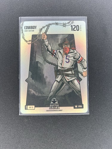 Bo Jackson Battle Arena Cowboy Silver Steel Battlefoil Corey Seager SBF-15