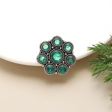 Elegance Green Apatite Gemstone 925 Sterling Silver Anniversary Ring