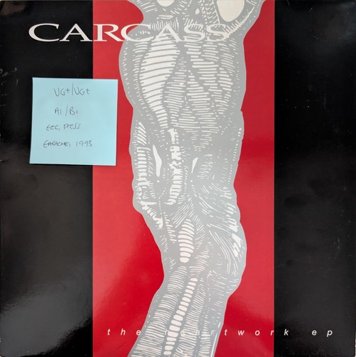 Carcass The Heartwork EP Vinyl Record VG+/VG+ MOSH108T 1993