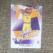 Panini Donruss 2024-25 Bronny James Jr. Great X-Pectations Rookie #14 Lakers