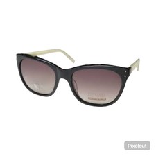 NEW FLOWER 1003 SOPHIE SUNGLASSES BLACK OVAL 001 55-18-135 PLASTIC WOMENS