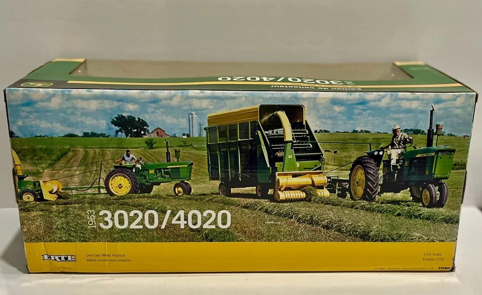 ERTL, John Deere, Collector Edition, 1963 3020/4020 Tractors, 1:16 Diecast, NIB - Image 3 of 4
