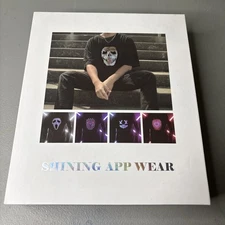 Face Changing LED T-Shirts with Bluetooth App, Light Up Halloween Shirt- Size XL