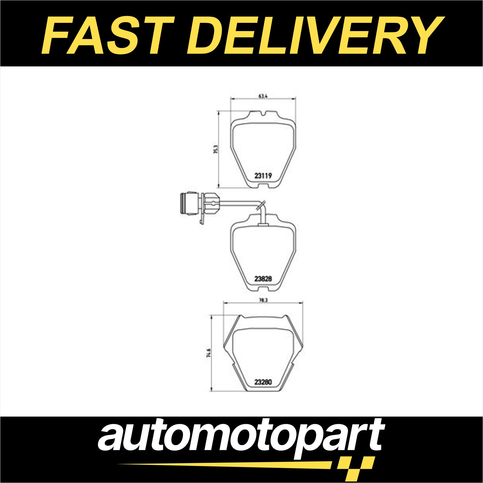 ✅Fits BREMBO KLOCKI SZCZEKI CYLINDERKI P 85 054 BRAKE PADS AUDI A6 ⭐UK Seller⭐ - Image 14