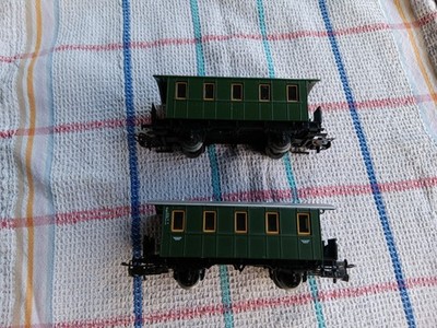 Märklin 4039 4007 Personenwagen grün