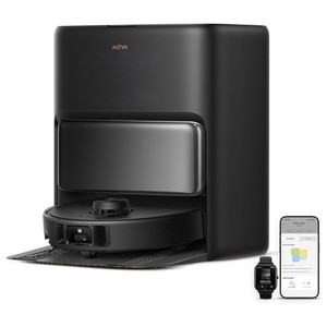 Mova P50 Pro Ultra Aspirateur robot et Mop (Noir)