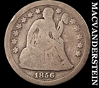 1856 Silver Seated Liberty Dime - Small Date - Scarce  Better Date  #K1322