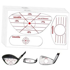 Golf Driver Impact Tape Labels 180Pcs Golf Impact Stickers Golfs Clubs Labels