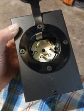  50-Amp NEMA 3R Power Inlet Box,black, S7