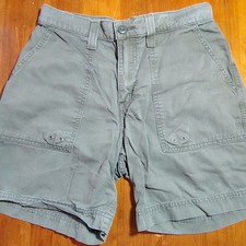 Levi's Classic Fit Army Green Cotton Cargo Shorts Women's Size 6 MIS