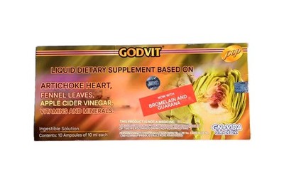 Ampolletas de Alcachofa GN+Vida Artichoke 10 Vials