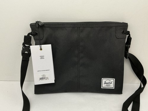 Herschel Alder Black Cross Body Bag NWT 8.5”x11” - Picture 5 of 18