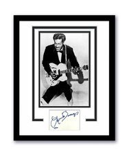 Chuck Berry Autographed Signed 11x14 Framed Photo ACOA