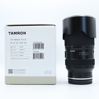 Tamron 70 180mm f/2.8 Di III VC VXD G2 Lens for Nikon Z Mount Open Box New