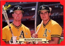 1988 Classic Red #NNO Mark McGwire / Jose Canseco