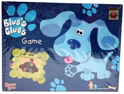 Blues Clues Board Game Think & Play The Blue's Clues Way Vintage 1998 Age 3 to 6