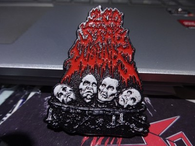 200 Stab Wounds Pin Badge Battle Jacket Kutte Death Metal Frozen Soul