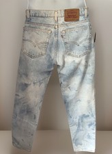 Vintage 1994 LEVI  S 512 Slim Fit Tapered Leg Mom Jeans USA High Rise W32L30 Ligh