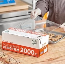 12"x2000’’ Food Service Film Wrap With Serrated Cutter