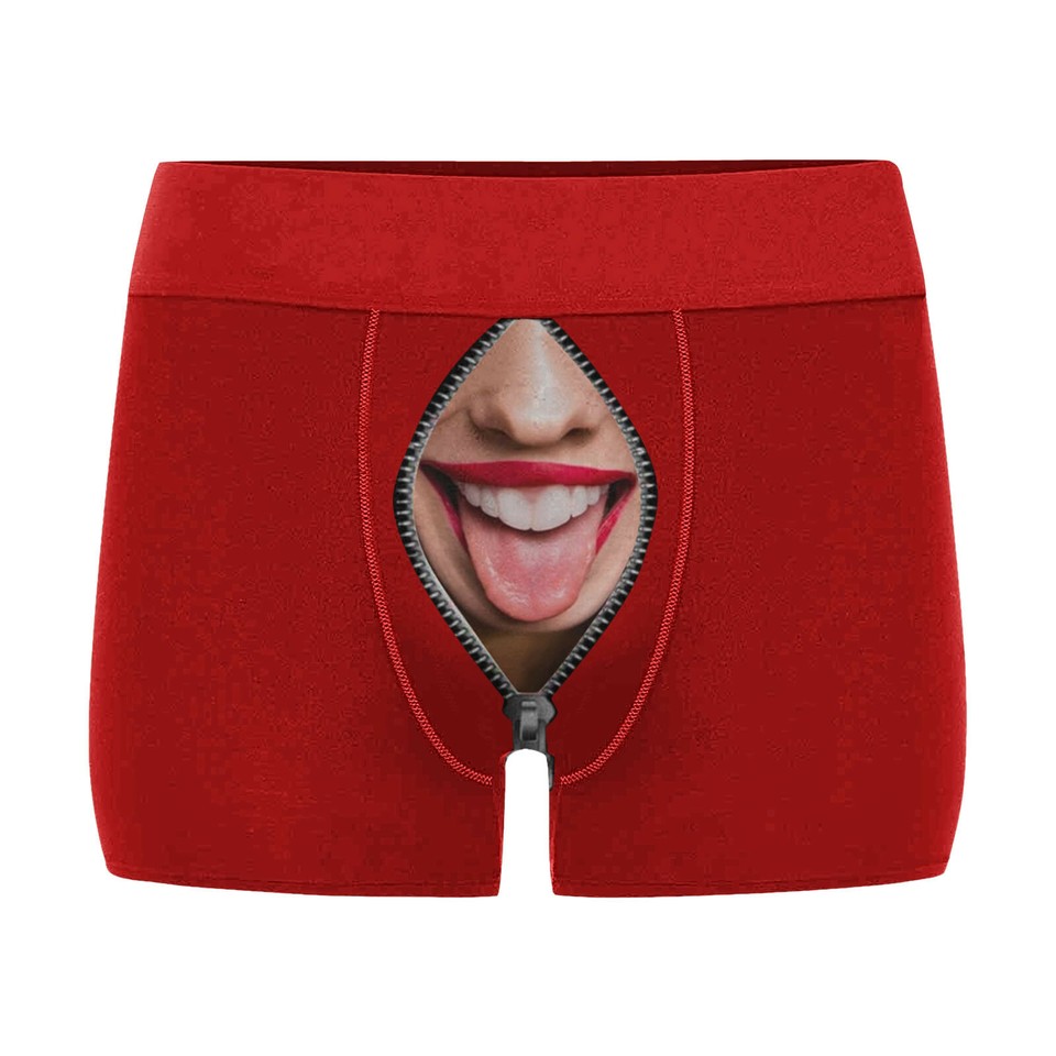 Men Valentine'S Day Printed Boxer BriefS ShortS UnderpantS Underwear