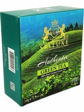 SRILUXE - Premium Quality Ceylon Green Tea 100 Teabags Sri Lankan Luxury Tea 0.07 per strip
