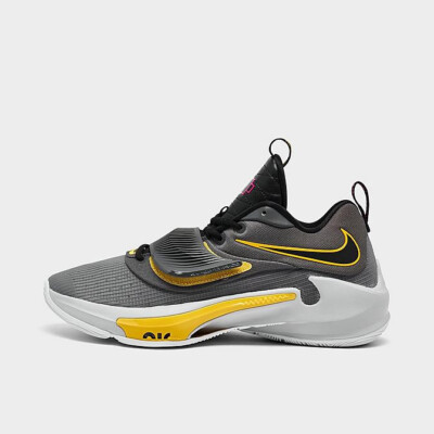 Nike Zoom Freak 3 Low Mens Size 11 Battery Grey Black Strap Zoom DA0694 006