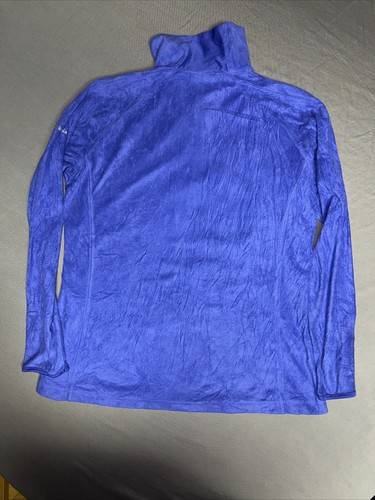 Columbia Pullover Sweater 1/4 Zipper Blue Youth XL -3436 - Picture 2 of 8