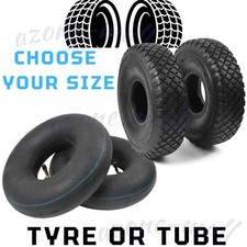 Choose your size of 2x Tyre, 2x Inner Tubes for Lawn Mover Tractor Golf Buggy