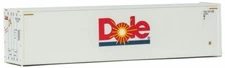 Walthers ~ HO Scale 40' Smooth Side Reefer Container ~ Dole ~ 949-8359