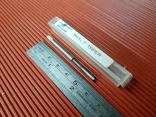 M4 X 0.7 Taper Tap Made By Goliath  - Picture 2 of 2